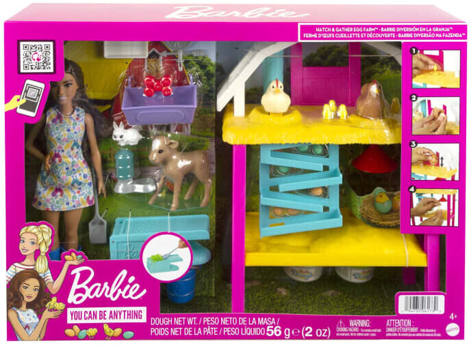 Barbie Doll Playset Hatch Gather Egg Farm With Animals Dough Kids Toys HGY88 ab 15 63 Preisvergleich bei idealo