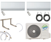 MultiSplit Quick Connect Klimaanlage DUO-0909-QC ECO Smart WiFi Inverter  +4m QC +Wandhalter