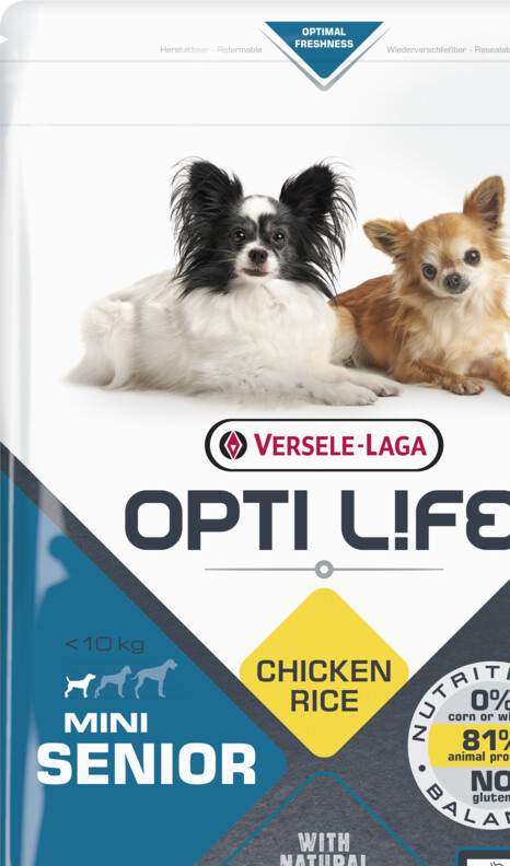 Versele-Laga Opti Life Senior Mini poulet/riz