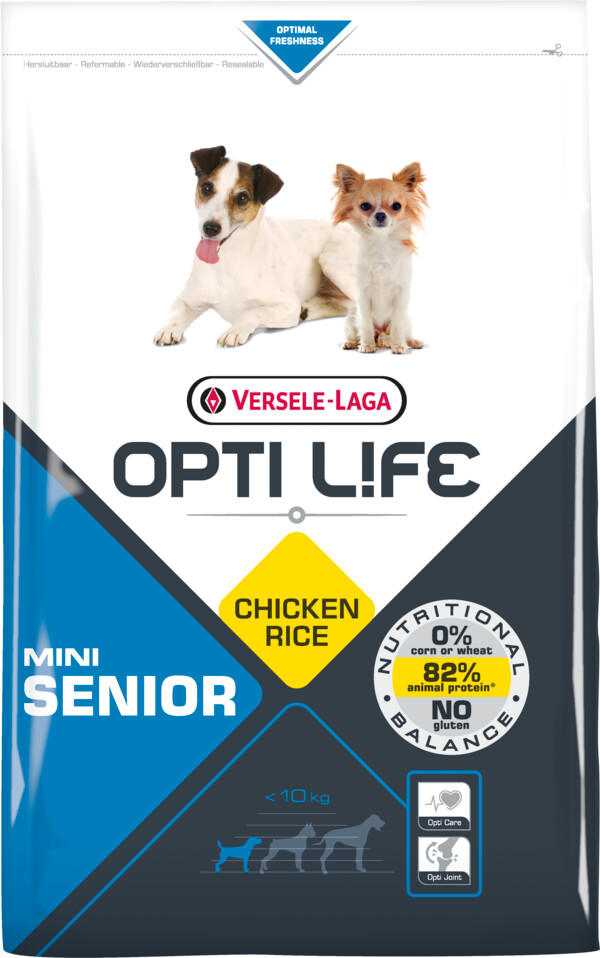 Versele-Laga Opti Life Senior Mini poulet/riz (2,5 kg)