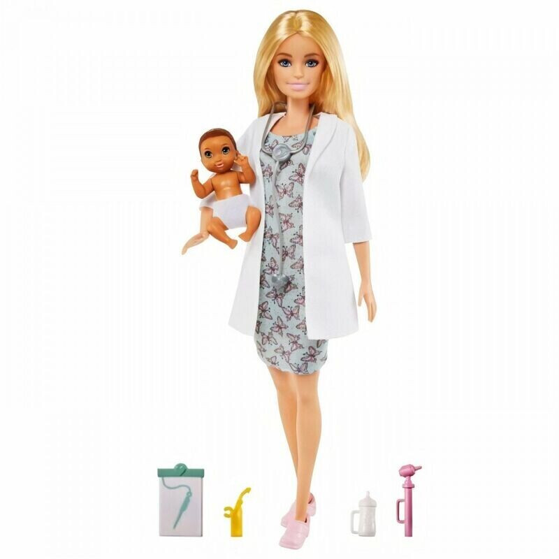 Poupée Amie de Skipper Barbie Blonde Bébé et 4 accessoires - Poupée - Achat  & prix