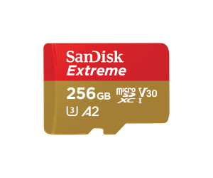 La carte SD SanDisk Extreme 256 Go à son meilleur prix chez