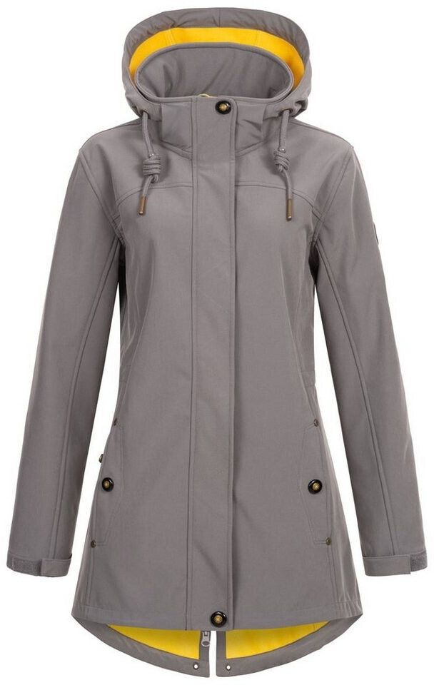 Ankerglut Giacca Corta Donna In Softshell Con Cappuccio - Antivento, Impermeabile, Foderata In Pile - #ankerglutbrise