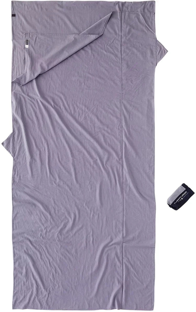 Cocoon Egypt Cotton Insect Shield TravelSheet (XL, 230x160cm, grey)