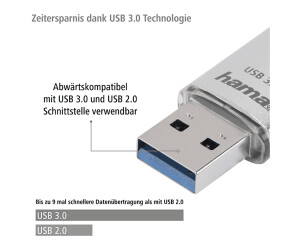 Hama C-Laeta Chiavetta USB 32 GB Doppia USB-A E USB-C &ndash; Metallo OTG 40 MB/s Oro