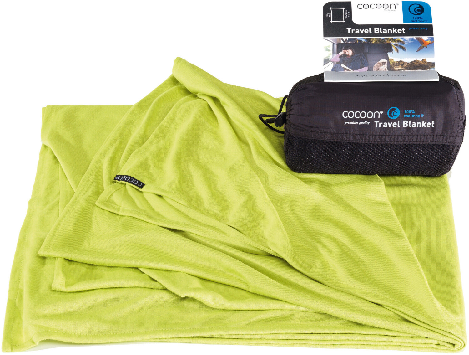 Couverture De Voyage Cocoon Coolmax - Ultra Légère Et Respirante - 180x140 Cm