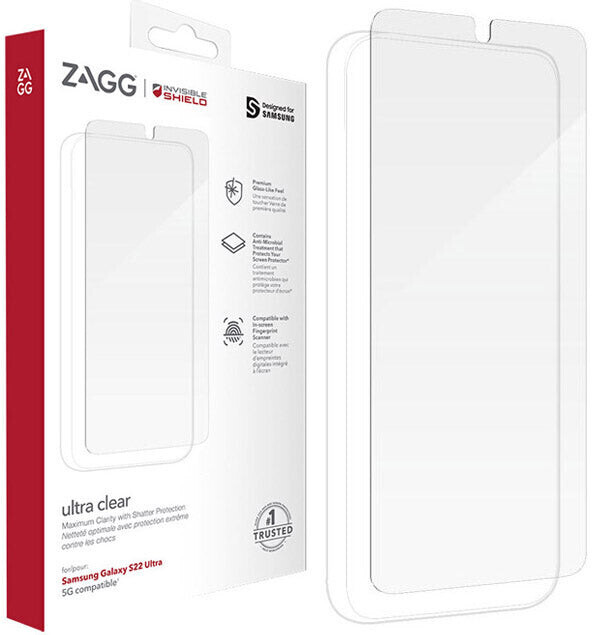 Photos - Screen Protect ZAGG InvisibleShield Ultra Clear Samsung Galaxy S22 Ultra 