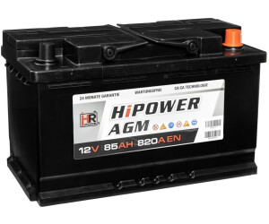 HR HiPower Autobatterie AGM Batterie 12V 100Ah
