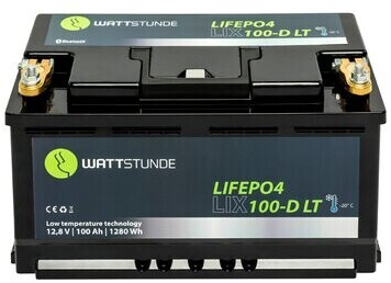 Batterie WATTSTUNDE Lithium 100Ah LiFePO4 LIX100D-LT (DIN) avec