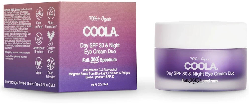 Coola Day SPF 30 & Night Eye Creme Duo (24ml)