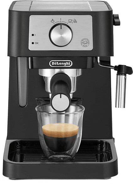 Cafetera Espresso manual De'Longhi Stilosa EC260.BK, sistema cappuccino, café  molido, función 2 tazas, 15 bar, 1100W, 1.1 l Negro - Comprar en Fnac