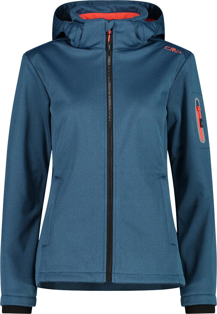 CMP Softshell Jacket Zip Hood Women (39A5006M) lake melange