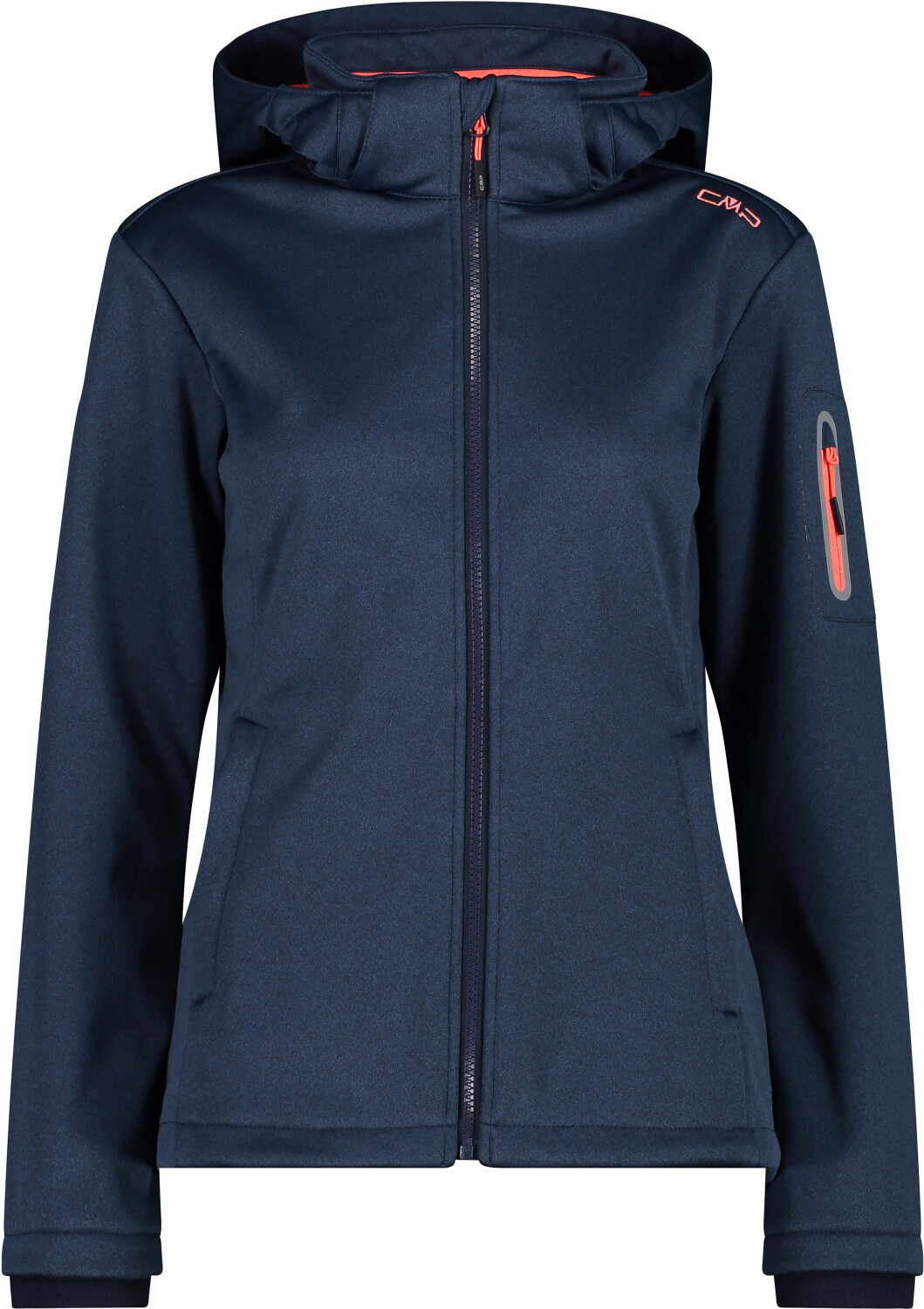 CMP Softshell Jacket Zip Hood Women (39A5006M) blue ink melange