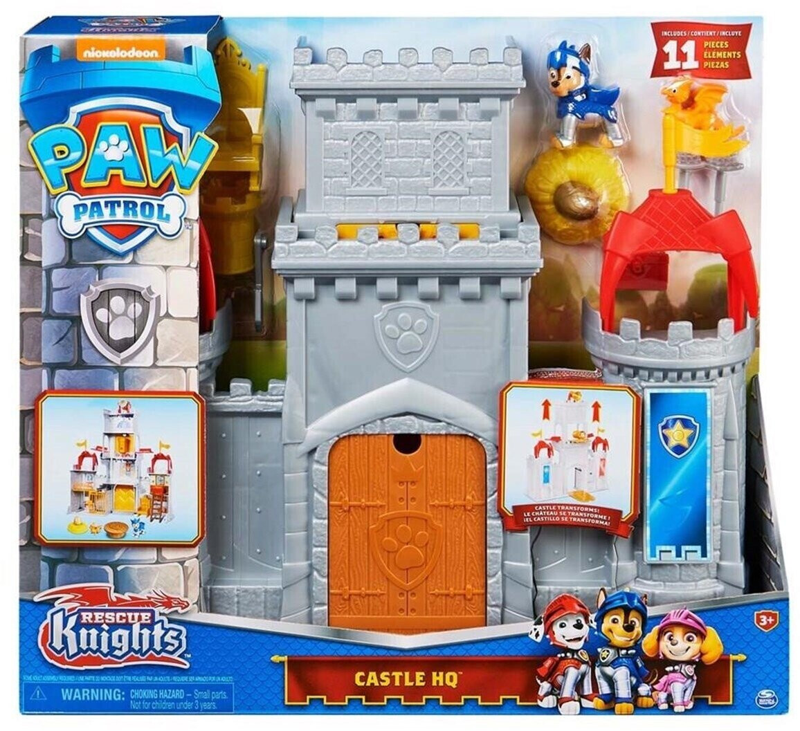 SPIN MASTER Véhicule + Figurine Chase Rescue Knights La Pat' Patrouille pas  cher 