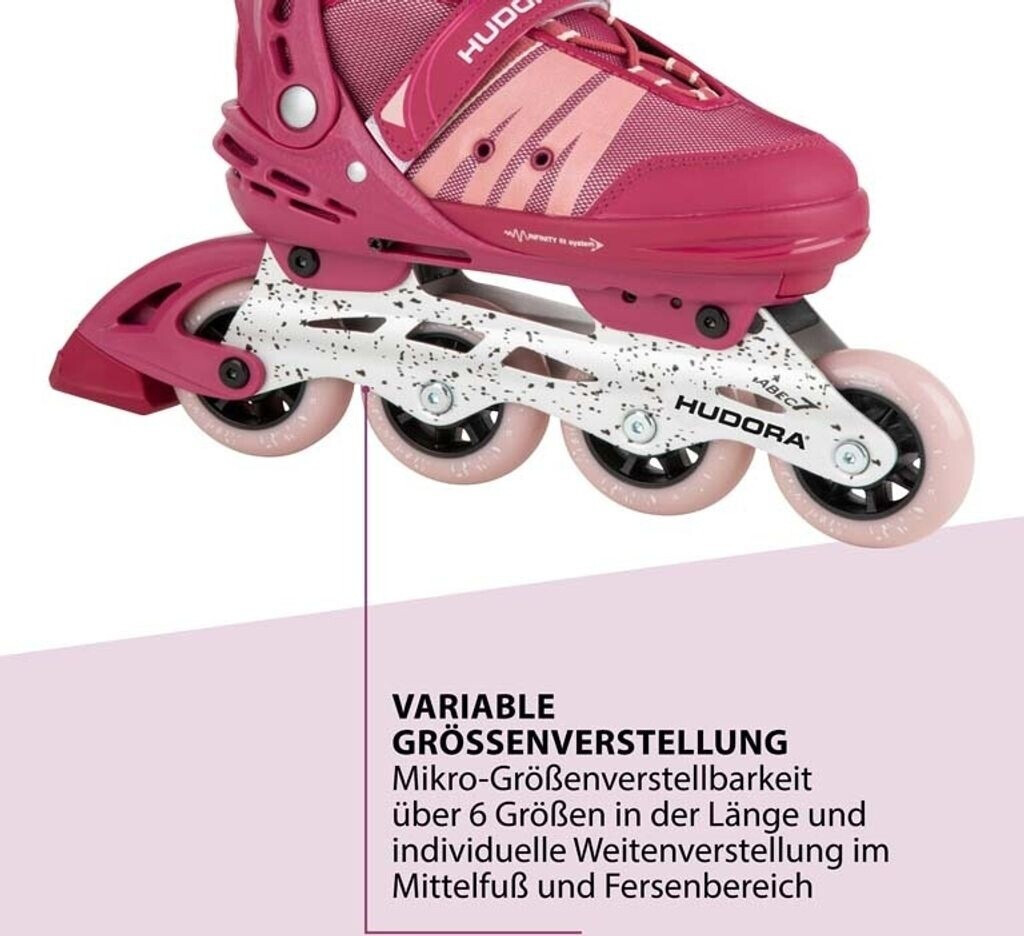 Hudora Patins à roulettes Inline Comfort Rose