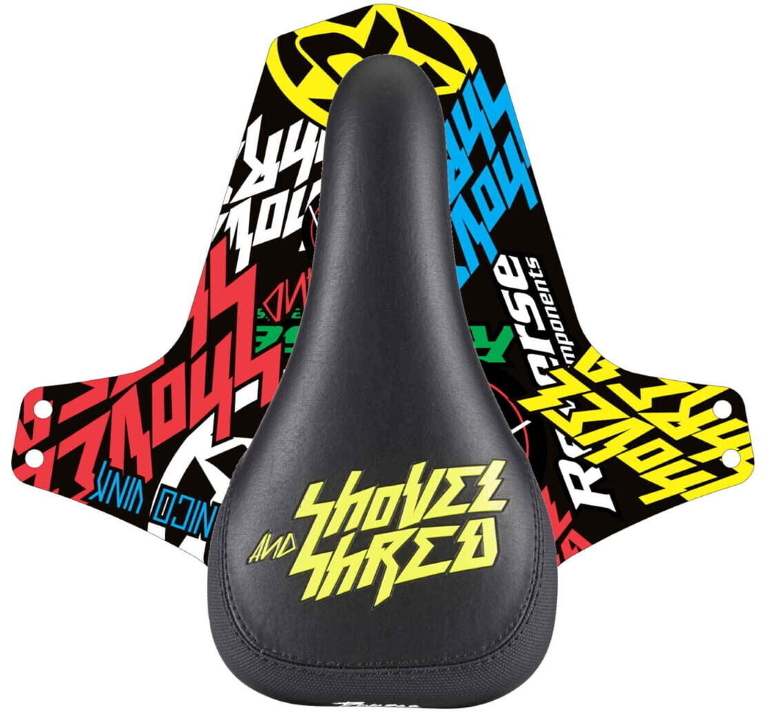 Reverse Nico Vink Shovel & Shred Saddle black/yellow