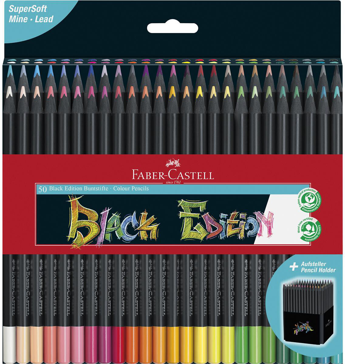 Faber-Castell Black Edition 50 Colour Pencils a € 17,90 (oggi)