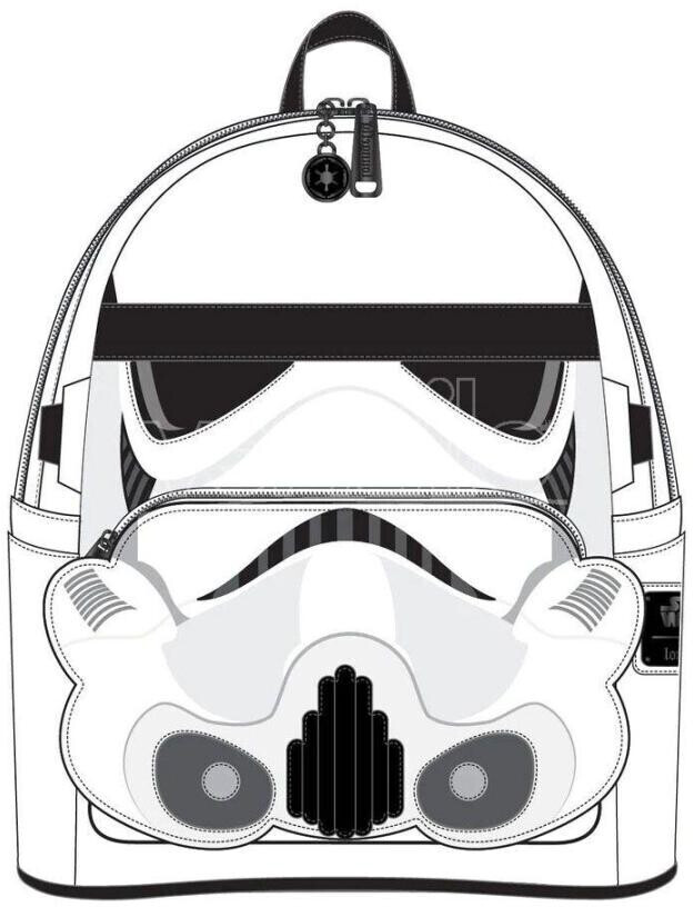 Loungefly Star Wars Lenticular Stormtrooper 25 cm white