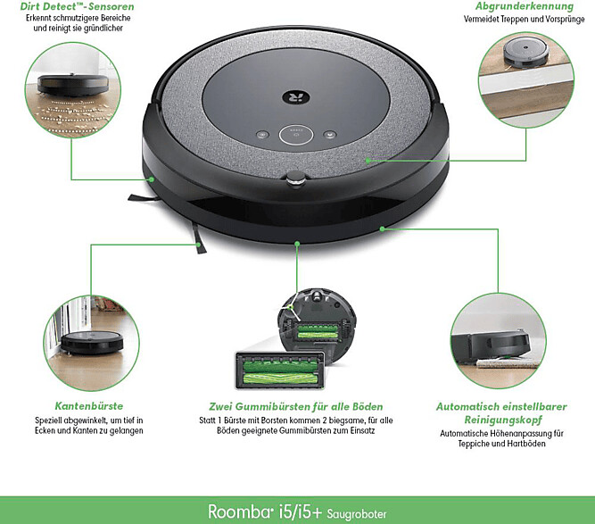 2€77 sur Aspirateur robot Irobot Roomba I5+ i5658 Gris - Achat & prix