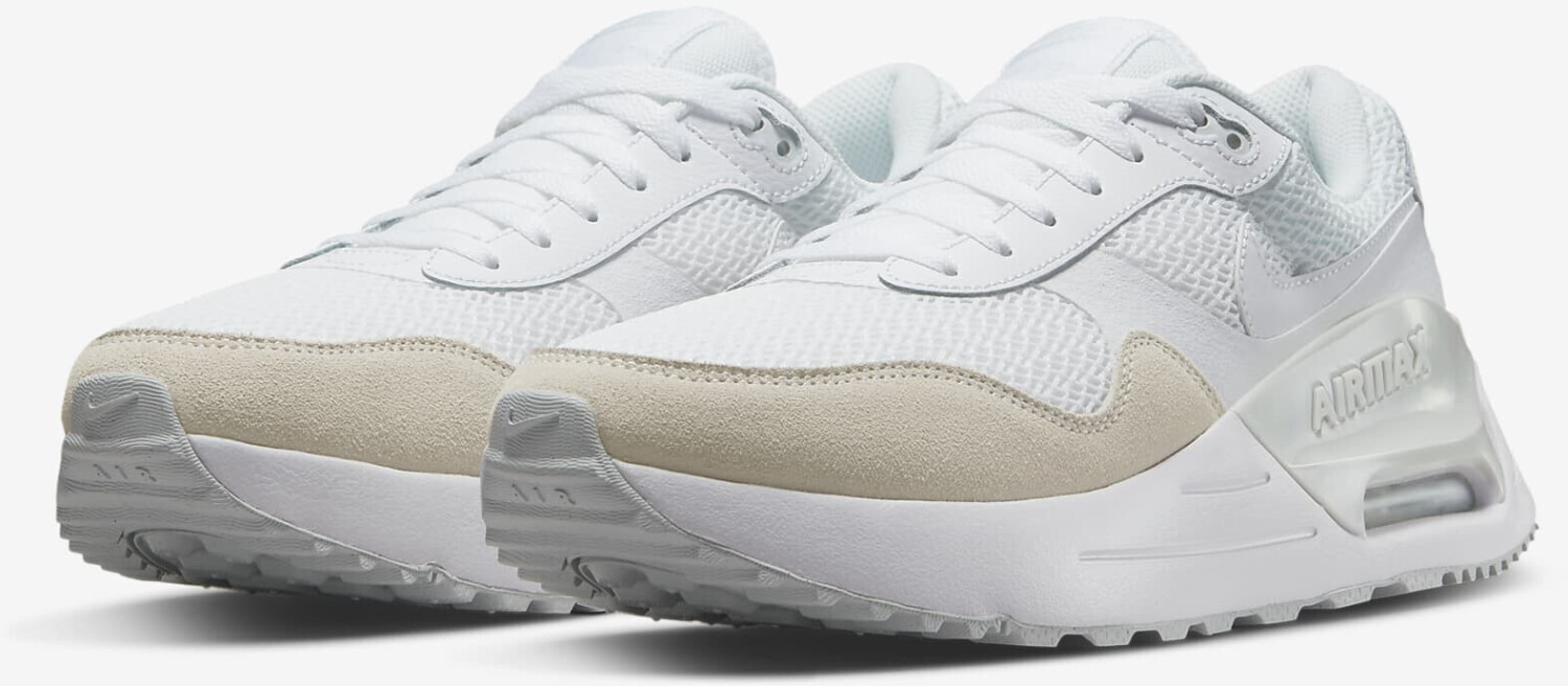 Nike Air Max System white pure platinum white ab 69 99 Preisvergleich bei idealo
