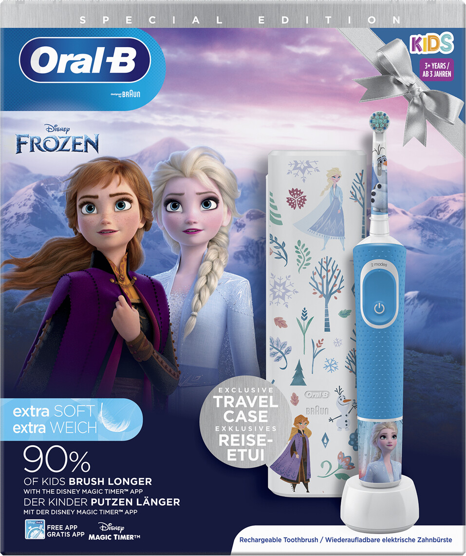 Oral-b Cepillo Eléctrico Kids Frozen + Funda Viaje