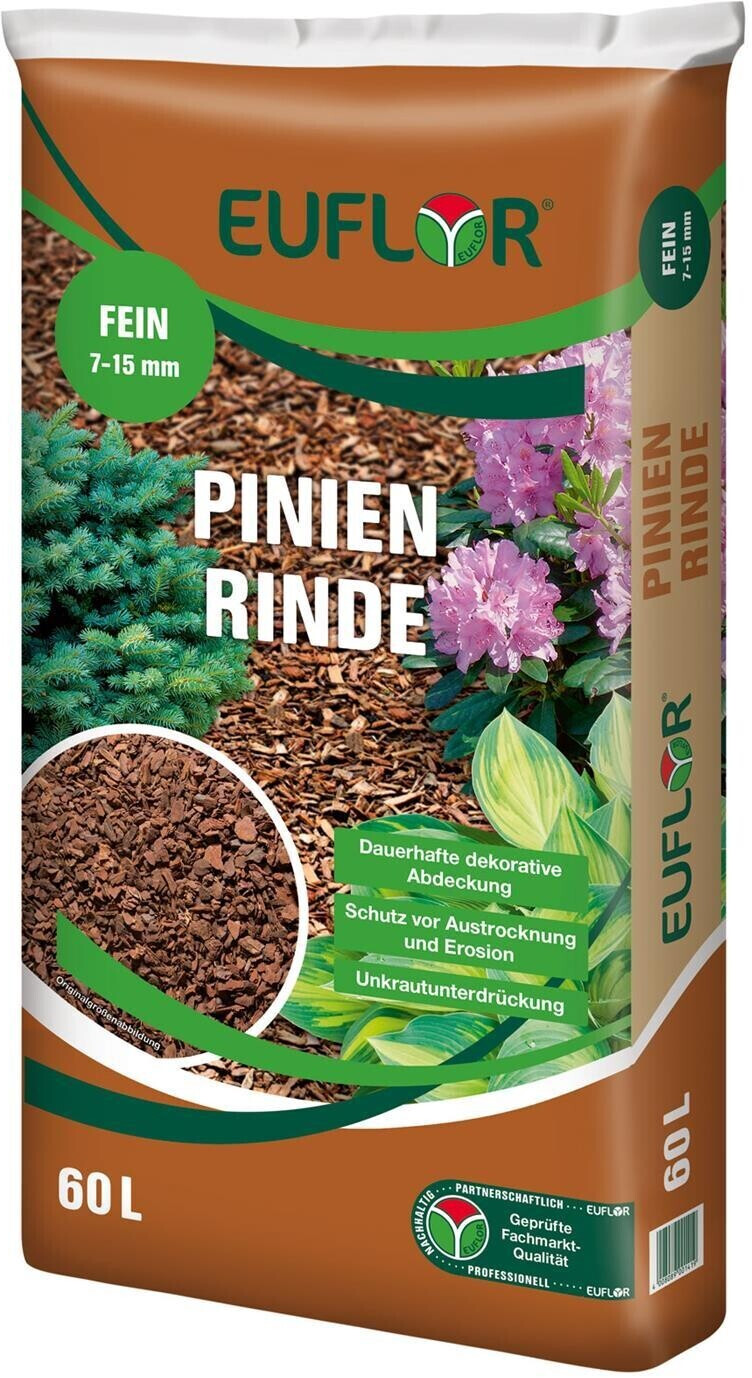 Euflor Pinienrinde fein 715mm 60 L ab 14,53 € Preisvergleich bei