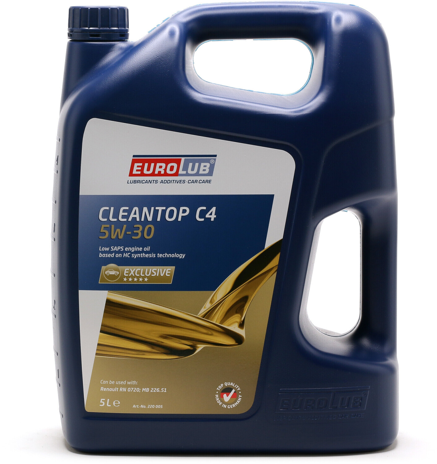 Eurolub Motoröl 5W30 Cleantop C4 5W-30 / 1 Liter
