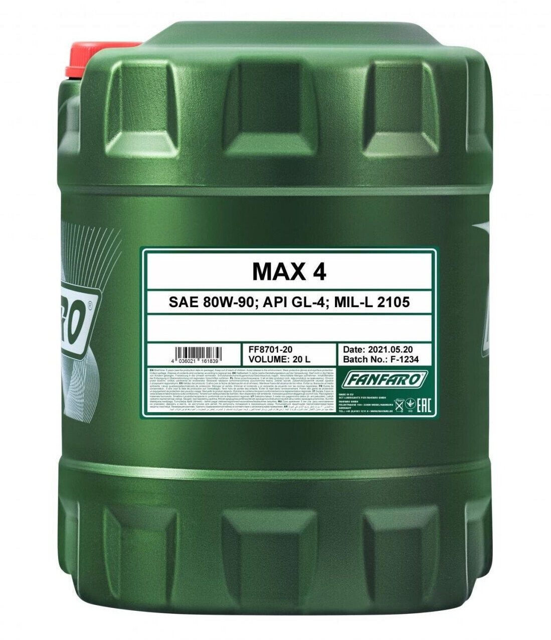Fanfaro 80W-90 MAX4 (20 l)