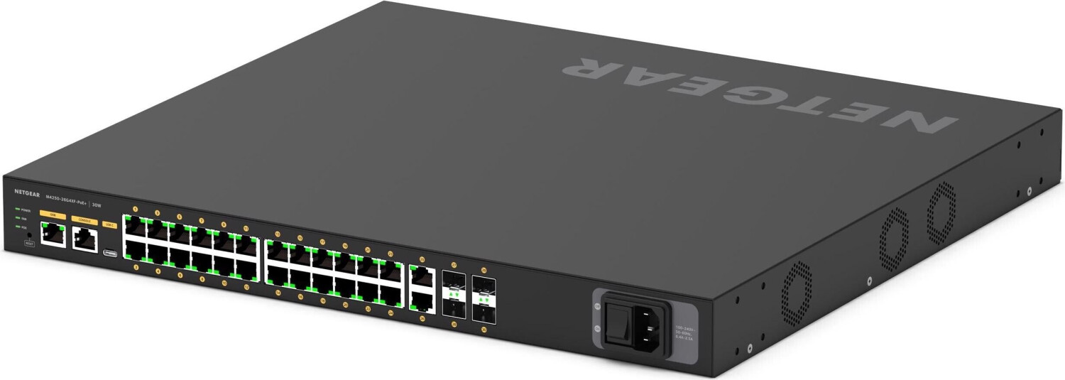 Netgear M4250-26G4XF-PoE+