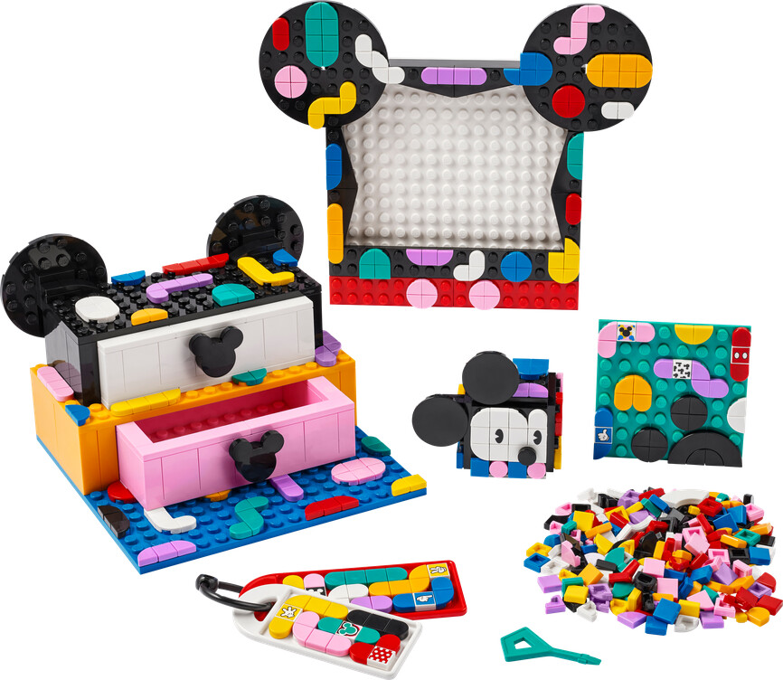 LEGO Dots - Boîte créative La rentrée Mickey Mouse et Minnie Mouse (41964)