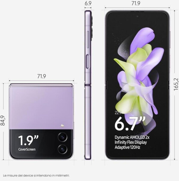 Samsung Galaxy Z Flip4 512GB Bora Purple, Bild 8