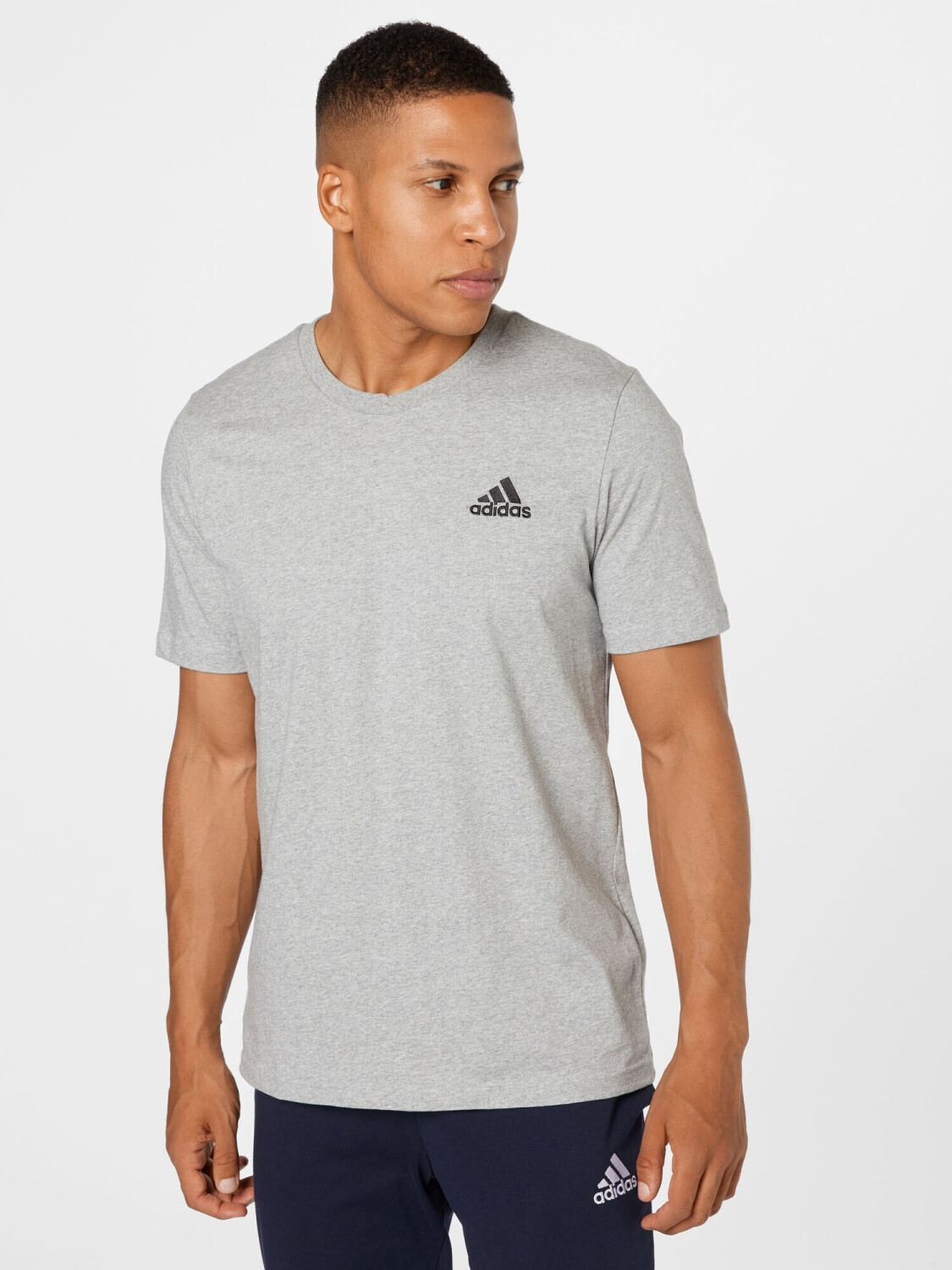 Adidas originals sweatshirt with embroidered small logo grey shop