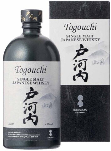 Togouchi Single Malt Japanese Whisky 0,7l 43%