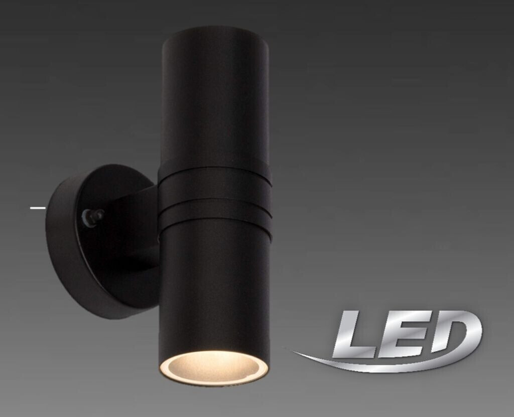 Brilliant Hanni LED-Außenwandlampe 2flg schwarz ab 24,49 € | Preisvergleich  bei