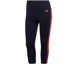 Dick's Sporting Goods Adidas Women's Designed 2 Move High Rise 3-Stripes  3/4 Sport Tights