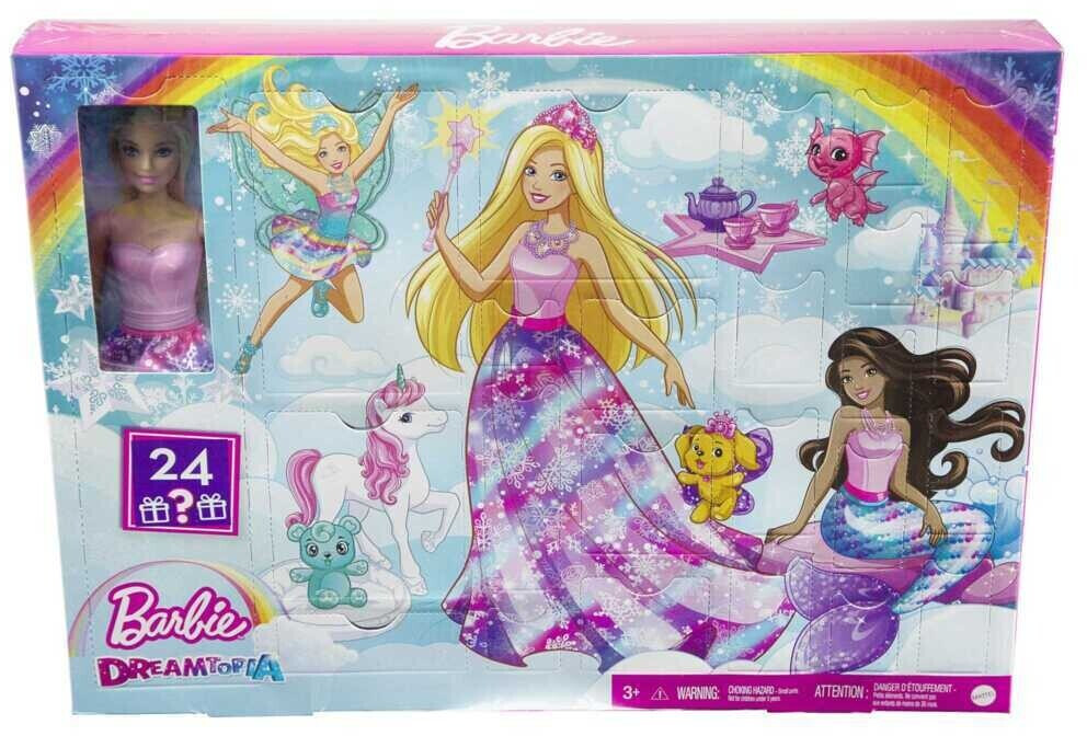 Mattel Calendrier de l'Avent Barbie Dreamtopia 2022