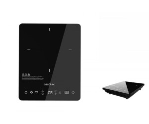 Full Crystal Placa de inducción portátil 2000 W color negro Cecotec