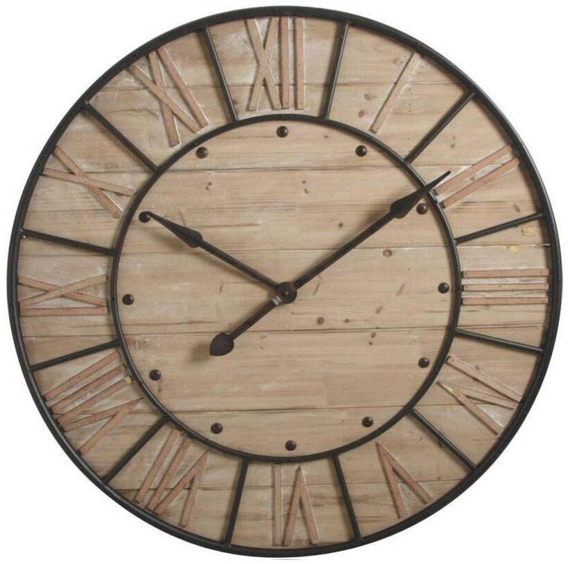 Aubry Gaspard Horloge en bois 91 cm