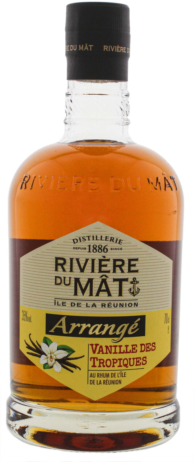 Rhum arrangé vanille des tropiques RIVIERE DU MAT : la bouteille de 70cL à  Prix Carrefour