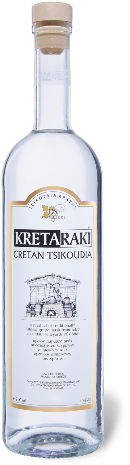 Stamatakis Tsikoudia Kreta Raki 0,7l 40% ab 14,99 € | Preisvergleich bei