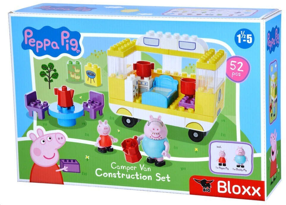 B.I.G. Bloxx Peppa Pig Camper Van Construction Set (52pcs)