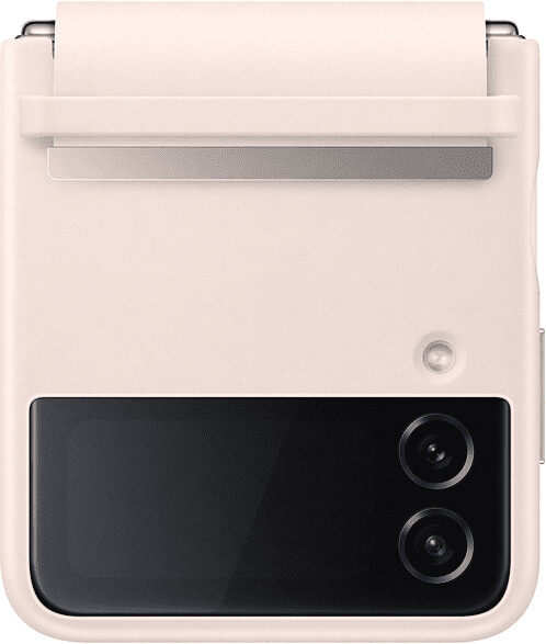 Samsung Flap Leather Cover (Galaxy Z Flip4) Peach
