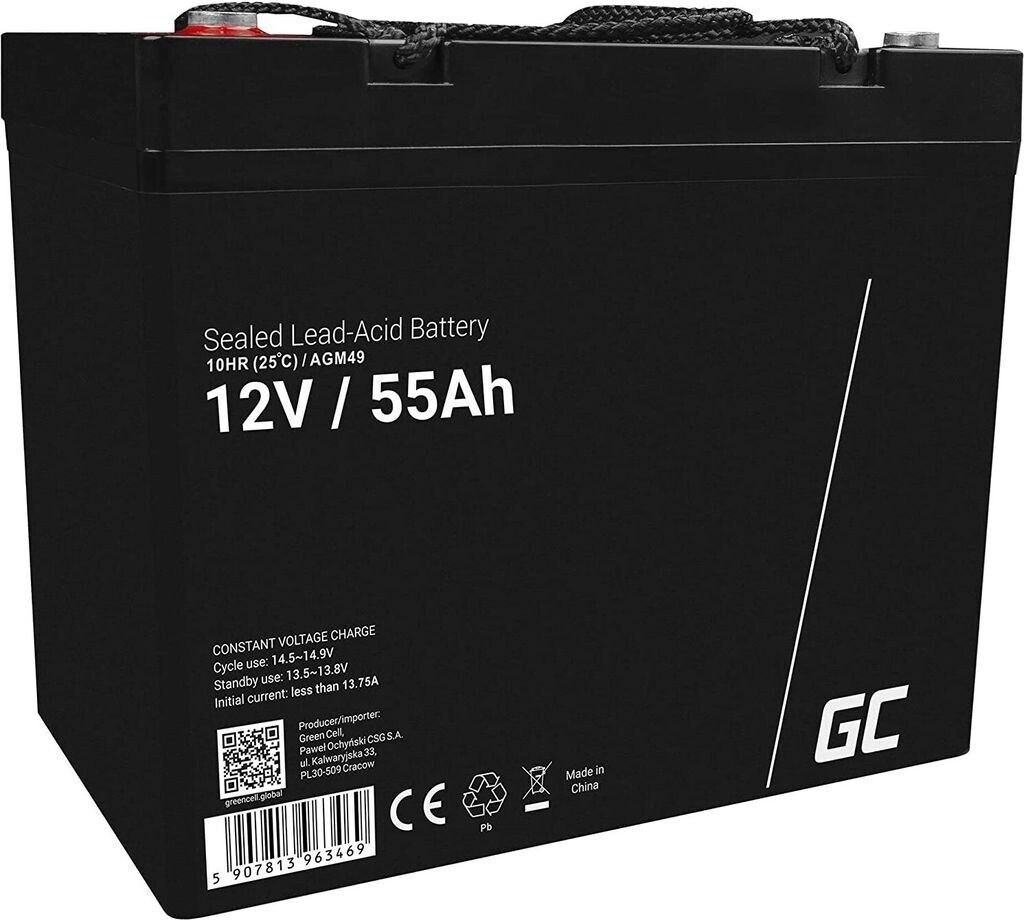 GreenCell AGM49 12V 55Ah