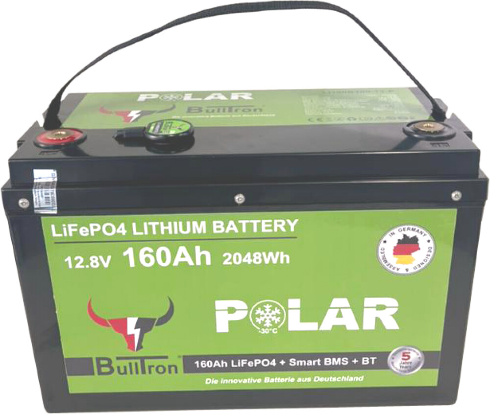 Supervolt POLAR LiFePO4 100Ah 12,8V mit Heizung Lithium Batterie