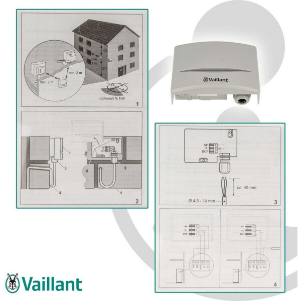 Vaillant VRC-DCF 9535 mit Außenfühler, Bild 4