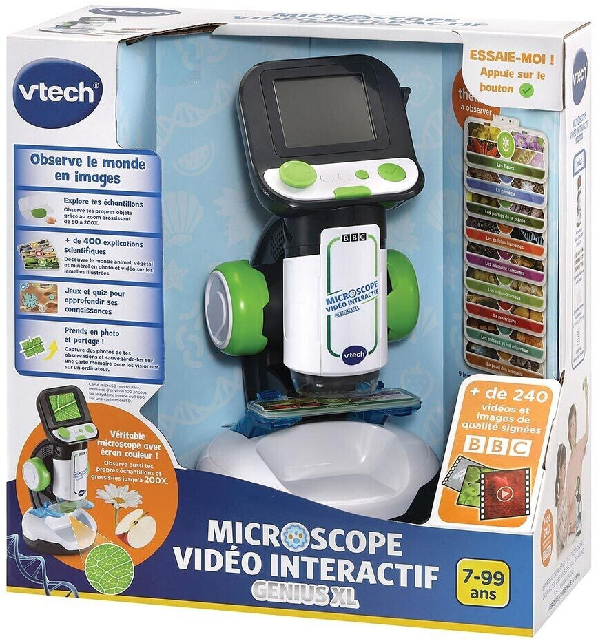 Soldes Vtech Genius XL - Microscope vidéo interactif 2024 au meilleur prix  sur