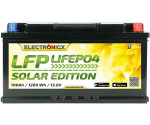 Electronicx Solar Edition LFP LiFePO4 100Ah 12V ab 498,00