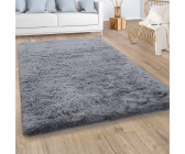 Paco Home Alfombra de sala de estar con diseño moderno y bordes clásicos en  color crema gris, tamaño: 3'11 x 5'7