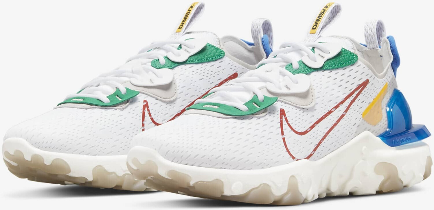 White and red nike reacts on sale