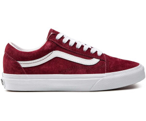 Red shop suede vans